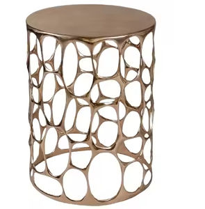 Meubles de restaurant de vente d'usine Ensemble de table d'extrémité en deux pièces fini brillant fait à la main pour la maison et l'hôtel pour les tables basses de salle à manger - Product Image 4