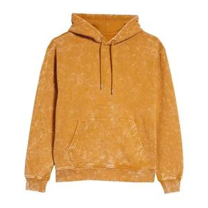 Sweat à capuche surdimensionné personnalisé avec lavage à l'acide, fermeture éclair, haute qualité, 100% coton, polaire, poche avant, design tendance, sweat à capuche surdimensionné unisexe - Product Image 5