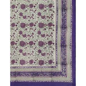 Quality Block Printed Flat <b>Sheet</b> Fitted Bed <b>Sheets</b> in <b>King</b> Queen and Twin <b>Sizes</b> for Bedroom Hotel and Hospital Use - Product Image 1