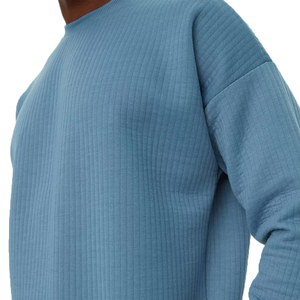 Pull-over tricoté de couleur unie pour hommes, haut d'hiver respirant avec logo personnalisé, approvisionnement ODM directement du Pakistan - Product Image 3