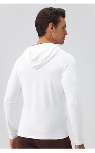 Sudadera con Capucha para Hombre, Otoño, Diseño Sólido, con Bolsillos, Cuello Redondo, Tallas Grandes - Product Image 4