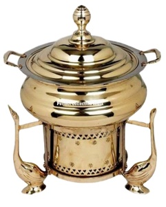 Copper Buffet <b>Set</b> Chaffing Dishes Food Warmer Waterproof Gas Cooker Catering Equipment - Product Image 6