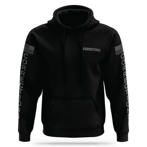 Vêtements actifs de bonne qualité CORRECTIONS Sweat à capuche de performance pour hommes Activités de plein air Pullover Hoodies & Sweatshirts avec logo personnalisé - Product Image 1