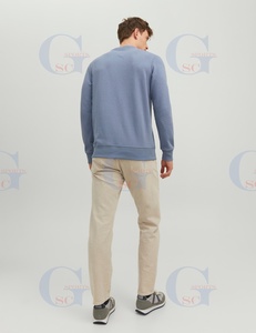 Camisa de sudor de cuello redondo para hombre, camisas de lana de material cálido hechas a medida con diseño personalizado y opciones de marca, precio barato - Product Image 6