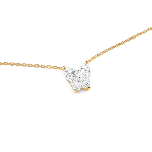 Collar de Mariposa con Diamantes y Perlas Chapado en Oro Jeulia para Mujer - Product Image 2