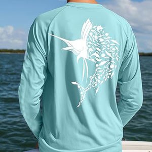 Top qualité 2025 maillot de pêche personnalisé bas prix Polyester impression personnalisée maillot de Sublimation à manches longues maillot de pêche - Product Image 4