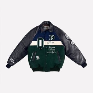 Veste de baseball universitaire Harvard Vintage avec logo Patch Design personnalisable pour vestes de style classique pour hommes - Product Image 2