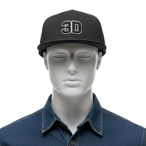 Gorra Snapback de 6 paneles con bordado 3D, sarga de algodón, ajustable, plana, transpirable, ropa de calle, sombrero para hombres y mujeres, gorras con logotipo personalizado - Product Image 1