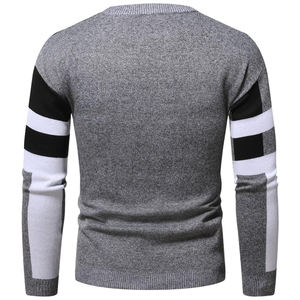 Saison d'hiver personnalisée pull en laine de mode de haute qualité pour hommes tricoté à la main 100% laine avec motif tricoté élégant - Product Image 2