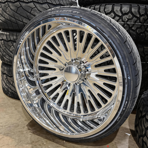 ไฟ<span class=keywords><strong>ล้อ</strong></span>เดียวขอบโครเมียม8X6.5 6X5.5 F150 Silverado 2500HD 6X139.7 26 26x14 24X14สำหรับ<span class=keywords><strong>ล้อ</strong></span>รถบรรทุก - Product Image 5