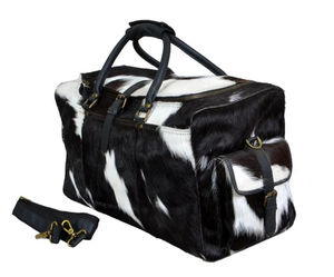 Nuevo Bolso de Viaje de Cuero Personalizado con Pelo de Vaca de Primera Calidad, Bolso de Cuero con Pelo de Vaca de Alta Demanda, Servicio OEM - Product Image 3