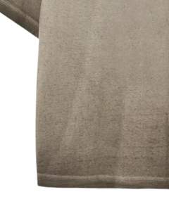 T-shirt unisexe en coton beige délavé surdimensionné, style vintage, délavé à l'acide, épaules tombantes, streetwear décontracté, haut unisexe, vêtements d'été - Product Image 6