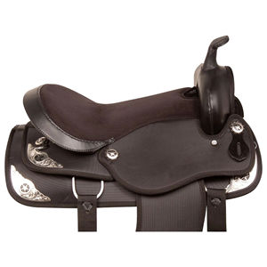 Tapis de selle d'équitation Selle intégrée en cuir véritable pour équipement d'équitation Selles de cheval en peau de vache véritable - Product Image 5