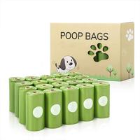 Échantillons gratuits biodégradable personnaliser emballage imprimé haute qualité durable chien déchets merde merde sac chien merde sacs