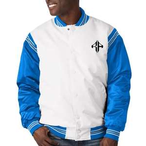 Nueva chaqueta de invierno 100% poliéster transpirable cuello acanalado chaqueta universitaria nuevo logotipo personalizado más vendido por ATLANTIC - Product Image 2