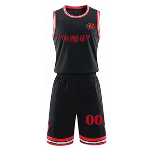 Uniforme de basket-ball pour hommes conception personnalisée grande taille 100% polyester respirant sublimation impression logo personnalisé sans manches - Product Image 6