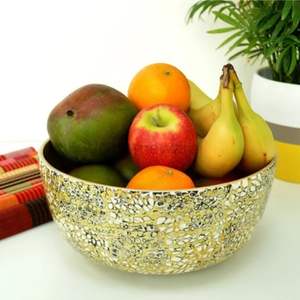 ชามผลไม้เปลือกไข่ทำจากไม้ไผ่คุณภาพสูง งานฝีมือ ดีไซน์ทันสมัย สำหรับใช้บนโต๊ะอาหาร ตกแต่งร้านอาหาร เทศกาลอีสเตอร์ในเวียดนาม - Product Image 3