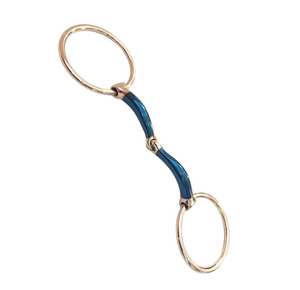 Nouvelle arrivée en caoutchouc Mullen bouche Pelham Bit en acier inoxydable équitation Tack TARIQ MFG CO CE ISO - Product Image 1