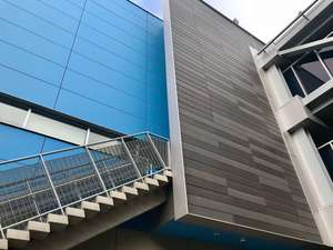 Aluminum Composite Panel Wall Mount Bright Silver Extrusions High Glossy A2 - Product Image 6