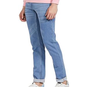 Pantalon en jean sur mesure pour hommes Pantalon en jean baggy, botte, droit, mince et plus décontracté Pantalon en jean élégant pour hommes Dernier design Pantalon en denim pour hommes - Product Image 3