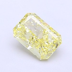 Diamante Radiante de 1.04ct VS2, Color Amarillo Claro Fantasía, Cultivado en Laboratorio - Product Image 1