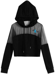 <b>crop</b> hoodie for women hooded pullover <b>top</b> with long sleeves casual sweatshirt perfect for daily wear wholesale - Product Image 3