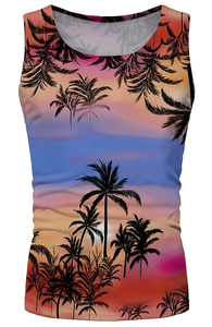 เสื้อกล้ามกล้าม100% ระบายอากาศสำหรับผู้ชายเสื้อกล้ามใส่ออกกำลังกายในยิมลำลองพิมพ์ลายดิจิทัลเป็นมิตรกับสิ่งแวดล้อม - Product Image 3