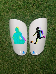 Espinilleras de Fútbol Femeninas Armadura de Alto Nivel Tipo 11, Material de Alta Calidad, Diseño Personalizado Colorido, Equipo de Protección - Product Image 2