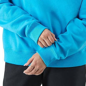 Sweat-shirts pour femmes en molleton 100% coton léger de qualité supérieure, écologiques, streetwear d'automne, impression personnalisée sur le devant - Product Image 5