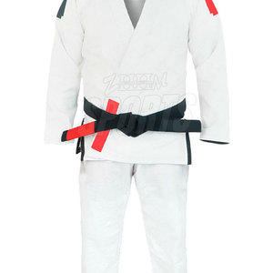 Costumes de Jiu Jitsu de couleur vierge unie pour hommes solides avec logo personnalisé costumes de Jiu Jitsu - Product Image 6