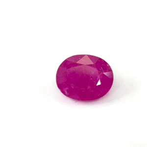Rubis naturel non traité de qualité AAA, 7,92 carats, provenant du Mozambique, taille ovale, rouge tourmaline rose, traité thermiquement pour accessoires de bijouterie, IGI - Product Image 2
