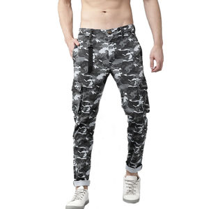 New 2023 Quality Painter <b>Camo</b> Men'<b>s</b> Stacked Cargos Wholesale Streetwear 6 Pocket Pants Custom Flare Mens Camouflage Cargo Pants - Product Image 6
