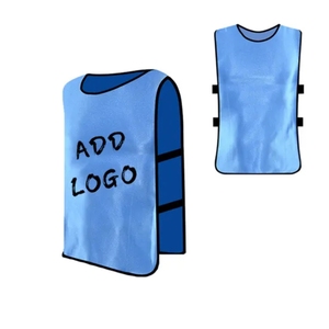 เสื้อกีฬาผ้าตาข่ายเสื้อฟุตบอลเสื้อ100% ผ้าโพลีเอสเตอร์สำหรับฝึกซ้อมมีหลายสี - Product Image 1