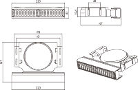 Vente directe d'usine personnalisée 150W 11 ohms utilisation automatique haut-parleur de secours universel sirène klaxon d'alarme de camion de pompiers