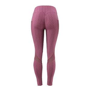 Venta caliente mujeres sin costuras levantamiento de glúteos Sexy Fitness entrenamiento Leggings malla transpirable secado rápido apretado deportes Yoga Pantalones - Product Image 4