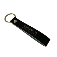 Porte-clés en cuir régénéré de couleur personnalisée italienne, avec logo imprimé numériquement, en EVA durable, élégant, avec mousquetons promotionnels