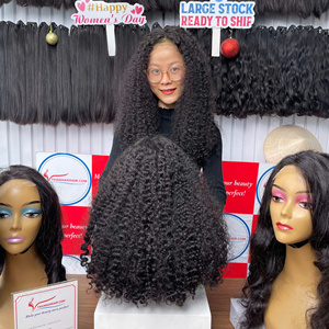 วิกผมลูกไม้ใส5x5วิกผมมนุษย์ไร้กาวผมหยิกแบบชาวพม่าสำหรับผู้หญิงที่มีน็อต - Product Image 6