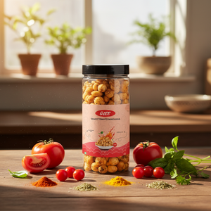 Makhana de Tomate Picante, Caja de 80g, Bajo en Grasa, Nueces Tostadas Picantes, Bocadillo Indio Saludable y Crujiente, Listo para Comer - Product Image 2