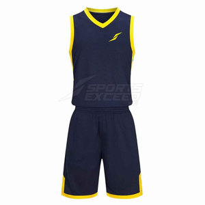 Uniforme de Baloncesto Masculino de la Mejor Calidad, Manga Corta, Transpirable, 100% Poliéster, Hecho en Pakistán - Product Image 1