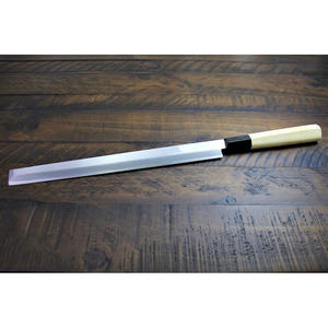 มีดแล่ปลาทูน่าเหล็กกล้าคาร์บอนระดับมืออาชีพ ใบมีด 12 นิ้ว ด้ามไม้ เป็นมิตรกับสิ่งแวดล้อม ผิวผิวตีขึ้นรูป - Product Image 1