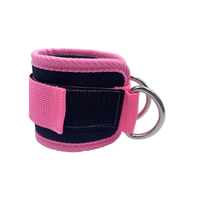 Logotipo personalizado acolchado tobillo muñeca correas de neopreno con D-Ring Glute Kickback deportes Cable máquina ejercicio protección - Product Image 5