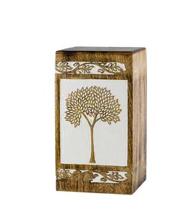 Rosewood Tree <b>of</b> Life Cremation Urn <b>for</b> Human <b>Ashes</b> Wooden <b>Box</b> <b>for</b> <b>Pets</b> Handmade Adult Funeral Personalized Urn - Product Image 5