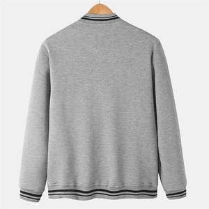 เสื้อแจ็กเก็ตบอมเบอร์สำหรับผู้ชายเสื้อแจ็กเก็ตบอมเบอร์สไตล์มหาวิทยาลัยขนาดใหญ่เสื้อเบสบอลมีปกตั้งสำหรับฤดูหนาว - Product Image 1