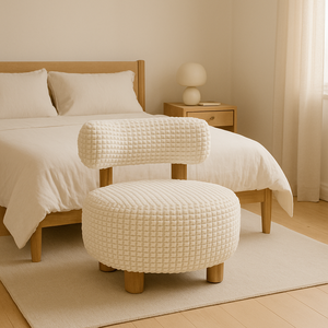 Silla nórdica moderna y acogedora de diseño para sala de estar, estilo opulento y comodidad Premium para muebles de hogar o Hotel - Product Image 1