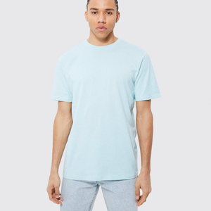 Camiseta de Cuello Redondo Extra Grande para Hombre, Corte Holgado, Logotipo Personalizado, Algodón/Fibra de Bambú, Ecológica, de Secado Rápido - Product Image 3