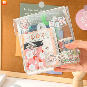 กระเป๋าใส่ดินสอ/แฟ้มใสกันน้ำ - คละสี - Product Image 4