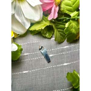 Pendentif Steve Francisco Mohave en turquoise et or rose avec serti clos, en argent sterling et plaqué rhodium, motif chiffres - Product Image 5