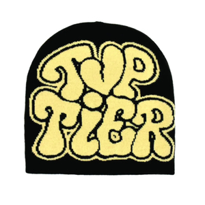 Gorro liso Jacquard Unisex con etiqueta personalizada al por mayor con diamantes de imitación personalizados y gorro tejido Jacquard de alta calidad para invierno - Product Image 2