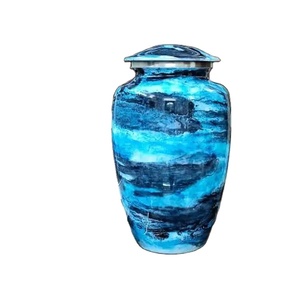 โกศบรรจุอัฐิรูปแสงเหนือ สำหรับบรรจุอัฐิมนุษย์ โกศโลหะทำมืออย่างสวยงาม พร้อมบริการสลักชื่อส่วนตัว - Product Image 1