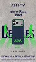 Coque de téléphone magnétique antichoc AIRITY, modèle Abbey Road 1969 vert, la plus vendue, pour iPhone 17 Pro Max